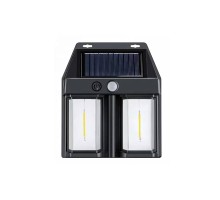 Rustik Ampul İkili Solar Duvar Aplik Güneş Enerjili Hareket Sensörlü