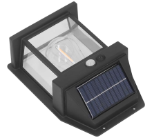 Güneş Enerjili Bahçe Aydınlatması Aplik Dekor Solar Ve Sensörlü Bahçe Balkon ve Garaj Lambası