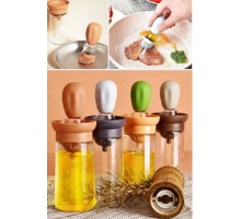 Silikon Hazneli Sos Yumurta & Fırçalı Yağdanlık