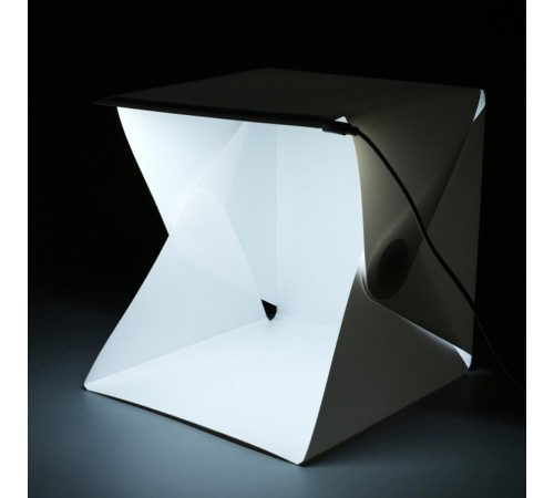toptan-xml-dropshipping-Ürün Çekim Çadırı Mini Fon Fotoğraf Stüdyosu Ledli Işık Perdesi 30 Cm