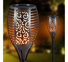 Alev Efektli Solar Bahçe Lambası (51 cm)