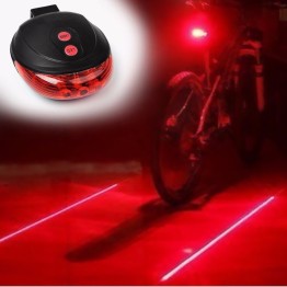 Güvenli Lazer şeritli Bisiklet Arka Stop Lambası