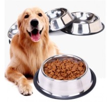 Paslanmaz Çelik Mama & Su Kabı 18 Cm