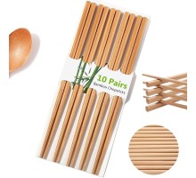 Organik Bambu Çin Çubuğu Chop Sticks 10 Çift