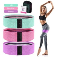 Loop Band Direnç Bandı Spor Egzersiz Aerobik Pilates Squat Lastiği Fitness Yoga 3 Lü Set