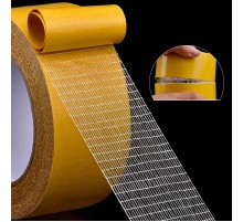 Geniş 10 Metre * 5 Cm Çift taraflı Süper Güçlü Yapışkan Yapıştırıcı Bant Isıya Dayanıklı