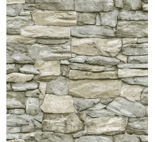 Kale Taş Duvar Desenli Kendinden Yapışkanlı 3D Duvar Raf Kapı Kaplama Kağıdı 5 Metre 60 Cm