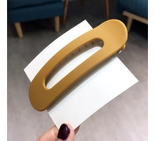 Büyük Boy Klipsli Bayan Saç Tokası Krem Renk