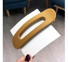 Büyük Boy Klipsli Bayan Saç Tokası Krem Renk