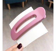 Büyük Boy Klipsli Bayan Saç Tokası Pembe Renk