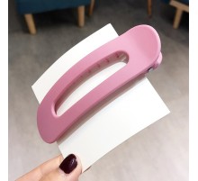 Büyük Boy Klipsli Bayan Saç Tokası Pembe Renk