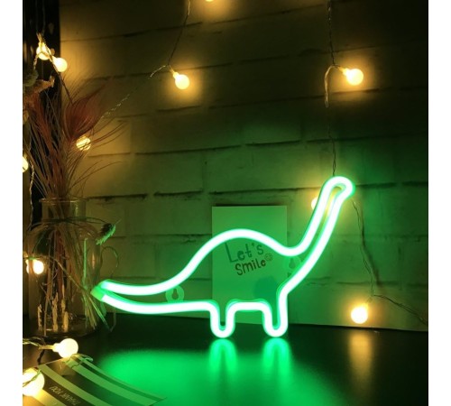 toptan-xml-dropshipping-Dinazor Neon Led Işıklı Masa Lambası Dekoratif Aydınlatma Gece Lambası