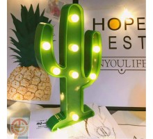 Dekoratif Led Kaktüs Gece Lambası Masa Duvar Gece Aydınlatma Lambası