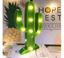 Dekoratif Led Kaktüs Gece Lambası Masa Duvar Gece Aydınlatma Lambası