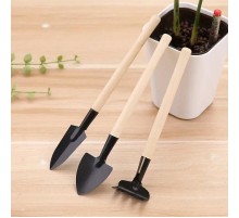 Mini Kazma Kürek Tırmık Seti - Portatif