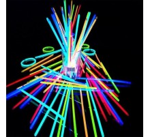 Karanlıkta Parlayan Fosforlu Glow Stick Çubuk 20 Cm 200 Parça