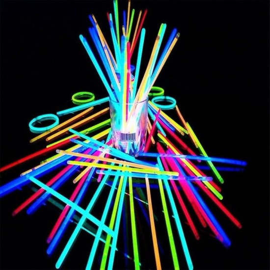 toptan-xml-dropshipping-Karanlıkta Parlayan Fosforlu Glow Stick Çubuk 20 Cm 200 Parça