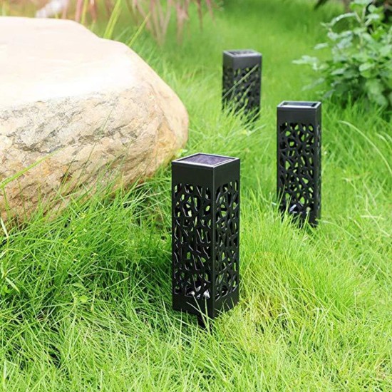 toptan-xml-dropshipping-6 Adet Dekoratif Solar Güneş Enerjili Bahçe Aydınlatması Yürüyüş Yolu Seti