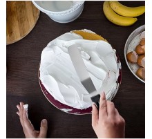 Paslanmaz Çelik L Tipi Pastacı Spatulası – Krema Düzeltme ve Pasta Şekillendirme Bıçağı