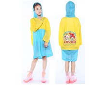 11-12 Yaş Çocuklar İçin Okul Yağmurluğu Çanta Korumalı XXLarge Beden