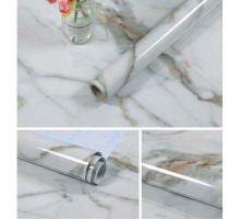 Yapışkanlı Kaplama Kağıdı Mermer Desenli Büyük Boy 5 Metre