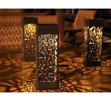 Dekoratif Solar Güneş Enerjili Bahçe Aydınlatması Yürüyüş Yolu Seti ( 8 Adet )