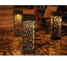 Dekoratif Solar Güneş Enerjili Bahçe Aydınlatması Yürüyüş Yolu Seti ( 8 Adet )