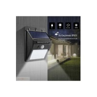 Hareket Sensörlü Güneş Enerjili Led Aydınlatma Dış Mekan Bahçe 20 Led Li