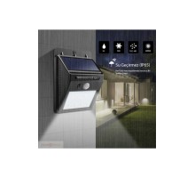 Hareket Sensörlü Güneş Enerjili Led Aydınlatma Dış Mekan Bahçe 20 Led Li