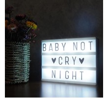 A5 Işıklı Harfli Dekoratif Led Pano Lightbox