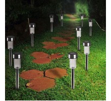 Güneş Enerjili Bahçe Lambası Solar Aydınlatma (10 Adet)