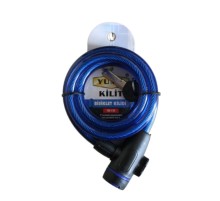 Yuma YM- 734 150cm  Mavi Bisiklet Kilidi