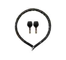 Motorsiklet Kilidi Anahtarlı Körüklü Siyah 120 Cm x 22 Mm YM-752