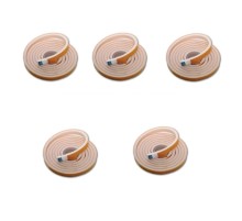 5 Adet 9 Metre Izolasyon Bandı Yapışkanlı Cam Yalıtım Süngeri Rüzgar Soğuk Kesici Pimapen Fitili