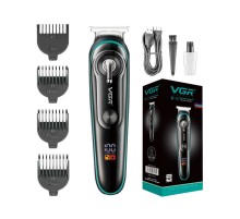 T Bıçak Sıfır Kesim LCD Ekran Şarjlı Tıraş Makinesi V-075