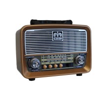 Bluetooth Fm-Usb-Tf-Aux Şarjlı Nostaljik Radyo Rt-875