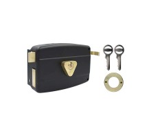 Tirajlı Kilit Oval Karşılıksız Siyah YM-600 Yuma