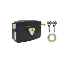 Tirajlı Kilit Oval Karşılıksız Siyah YM-600 Yuma