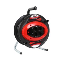 50 MT Makaralı 4 lü Elektrik Uzatma Priz 3 x 2,5 Mm Siyah