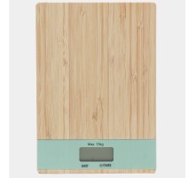 Ahşap Lüks Dijital Ekranlı Hassas Elektronik Mutfak Terazisi 15 Kg 1 Gr