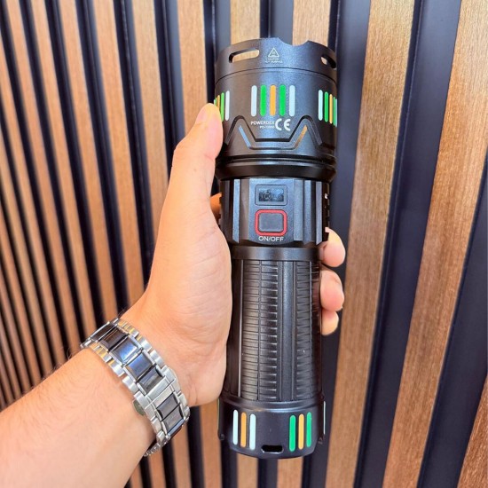 toptan-xml-dropshipping-Pd-12800 45 Watt 4500 Lümen Zoomlu Profesyonel Avcı El Feneri