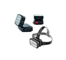 12 Ledli Şarjlı Kafa Lambası Power Ledli Kafa Feneri Tepe Lambası