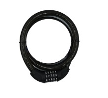 YM-747 120cm 20mm 5 Şifreli Siyah Motorsiklet Kilidi