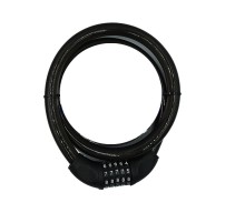 YM-747 120cm 20mm 5 Şifreli Siyah Motorsiklet Kilidi