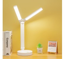 PS-1960 Şarjlı Dokunmatik 3 Renk 40 Led Çalışma Okuma Işığı Çocuk Odası Ambiyans Modlu Gece Lambası