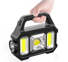 PeakStar PS-2205 Güneş Enerjili Powerbank Özellikli Şarj Edilebilir El Feneri