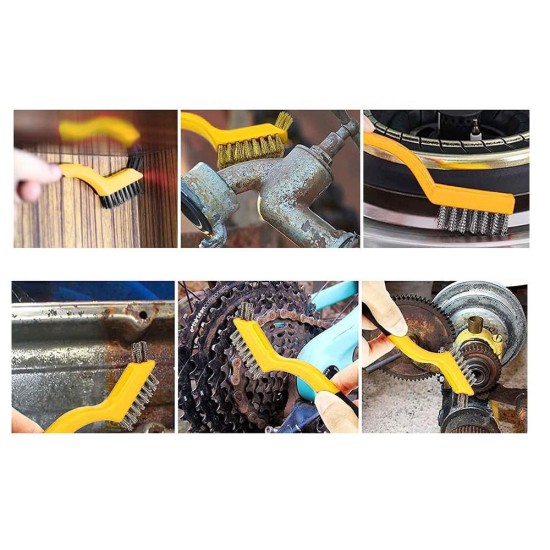 toptan-xml-dropshipping-3 Parça Çok Amaçlı Tel Fırça Seti 180 MM DMX4681