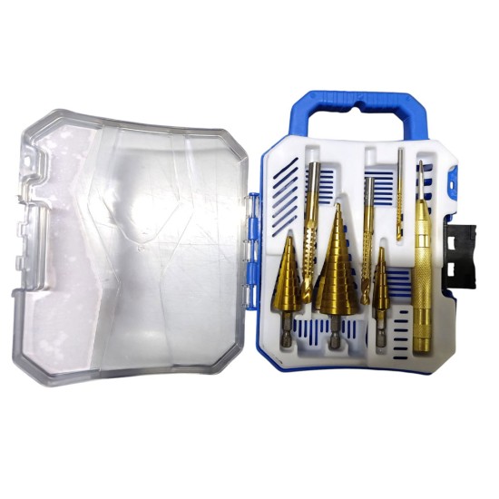 toptan-xml-dropshipping-Çantalı 7 Parça Kademeli - Freze Matkap Ucu Seti