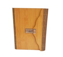 Ahşap Kapaklı Küçük Boy Şifreli Defter