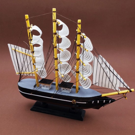 toptan-xml-dropshipping-Büyük Boy Yelkenli Ahşap Gemi